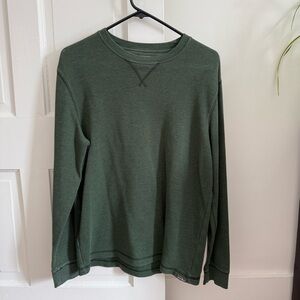 Eddie Bauer Olive Crewneck Top